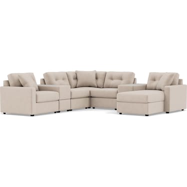 Drew & Jonathan Home Modular One 7-Pc. Chaise Sectional
