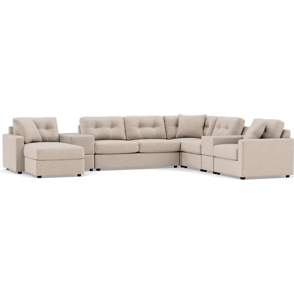 rchd beige sta fab sectional pieces zzpkg  