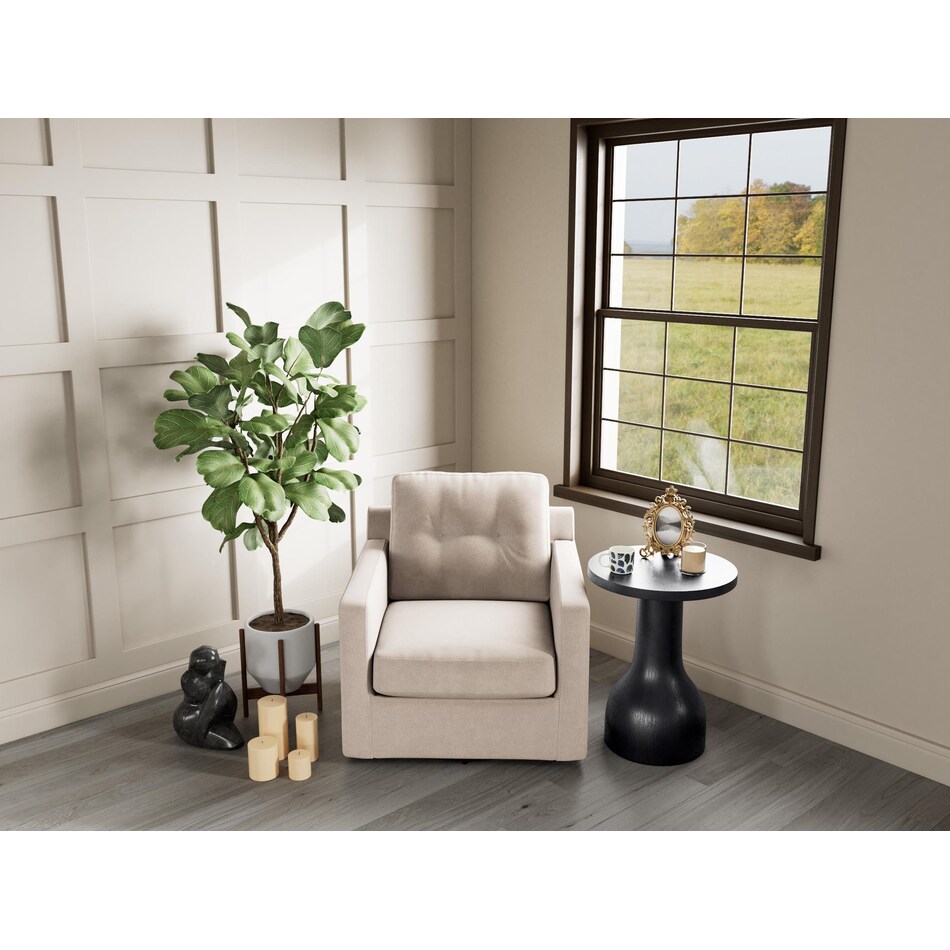 rchd beige swivel chair   