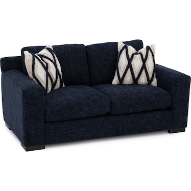 Drew & Jonathan Home Melbourne Loveseat in Eclipse
