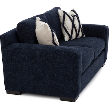 Drew & Jonathan Home Melbourne Loveseat in Eclipse