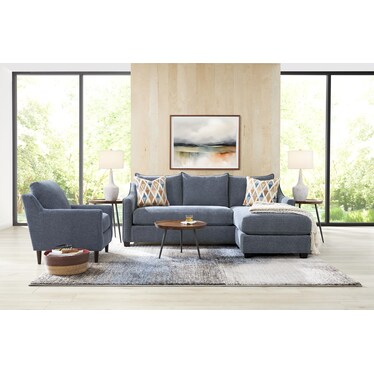 Camila Reversible Chaise Sofa