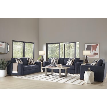 Drew & Jonathan Home Melbourne Sofa in Eclipse