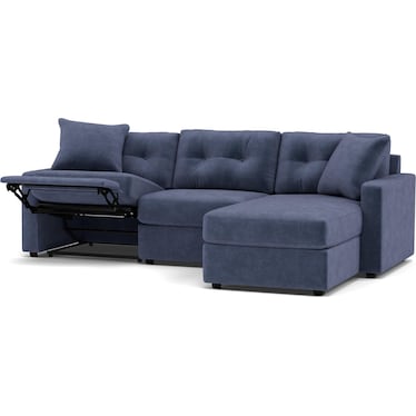 Drew & Jonathan Home Modular One 3-Pc. Wall Saver Power Reclining Chaise Sofa