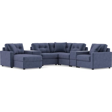 Drew & Jonathan Home Modular One 7-Pc. Chaise Sectional