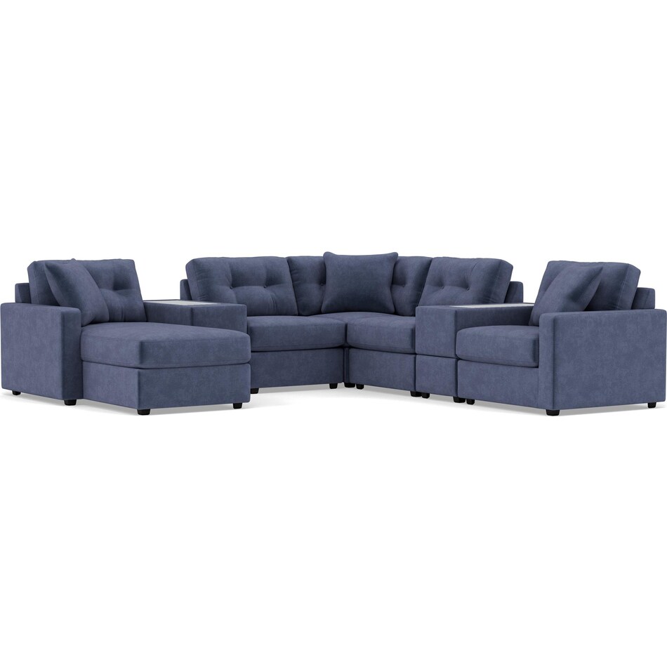 rchd blue sta fab sectional pieces pkg  