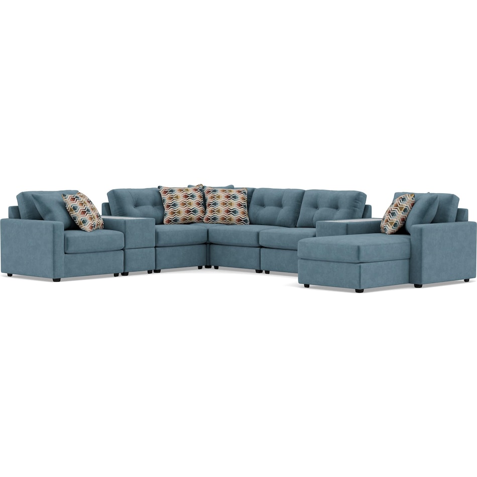 rchd blue sta fab sectional pieces pkg  