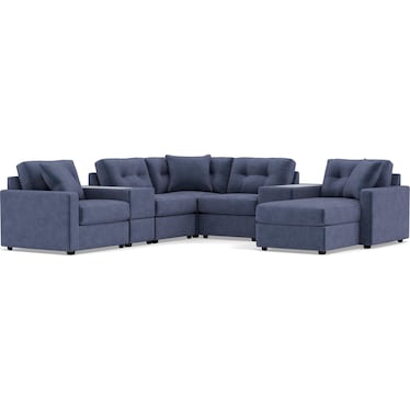 Modular One 7-Pc. Chaise Sectional