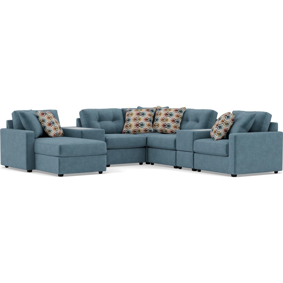 rchd blue sta fab sectional pieces pkg  