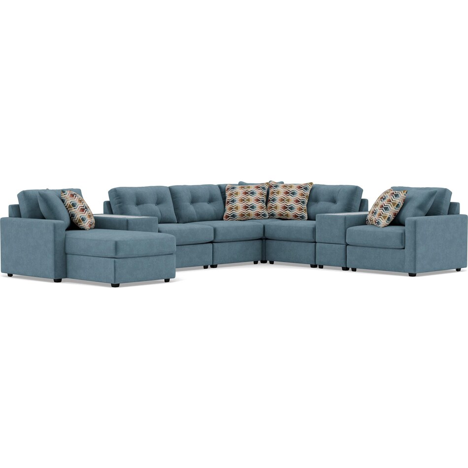 rchd blue sta fab sectional pieces pkg  