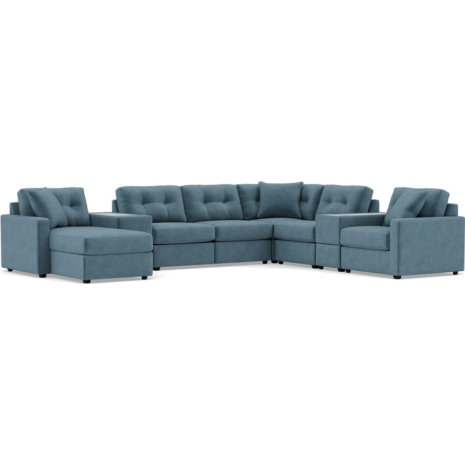 rchd blue sta fab sectional pieces pkg  