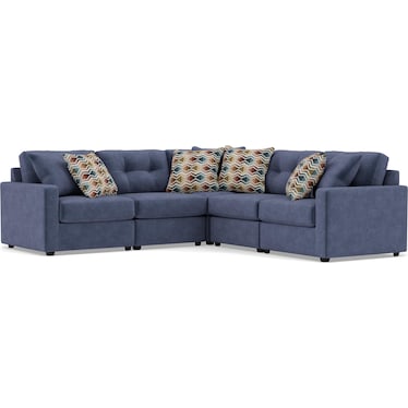 Modular One 7-Pc. Sectional in Navy