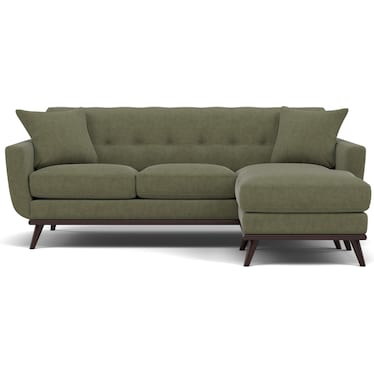 Drew & Jonathan Home Betty Reversible Chaise Sofa in Avocado