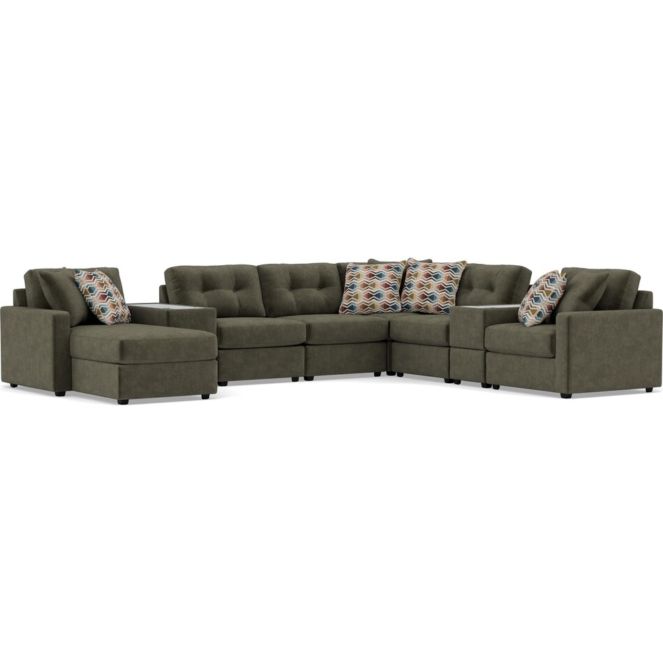 rchd green sta fab sectional pieces pkg  