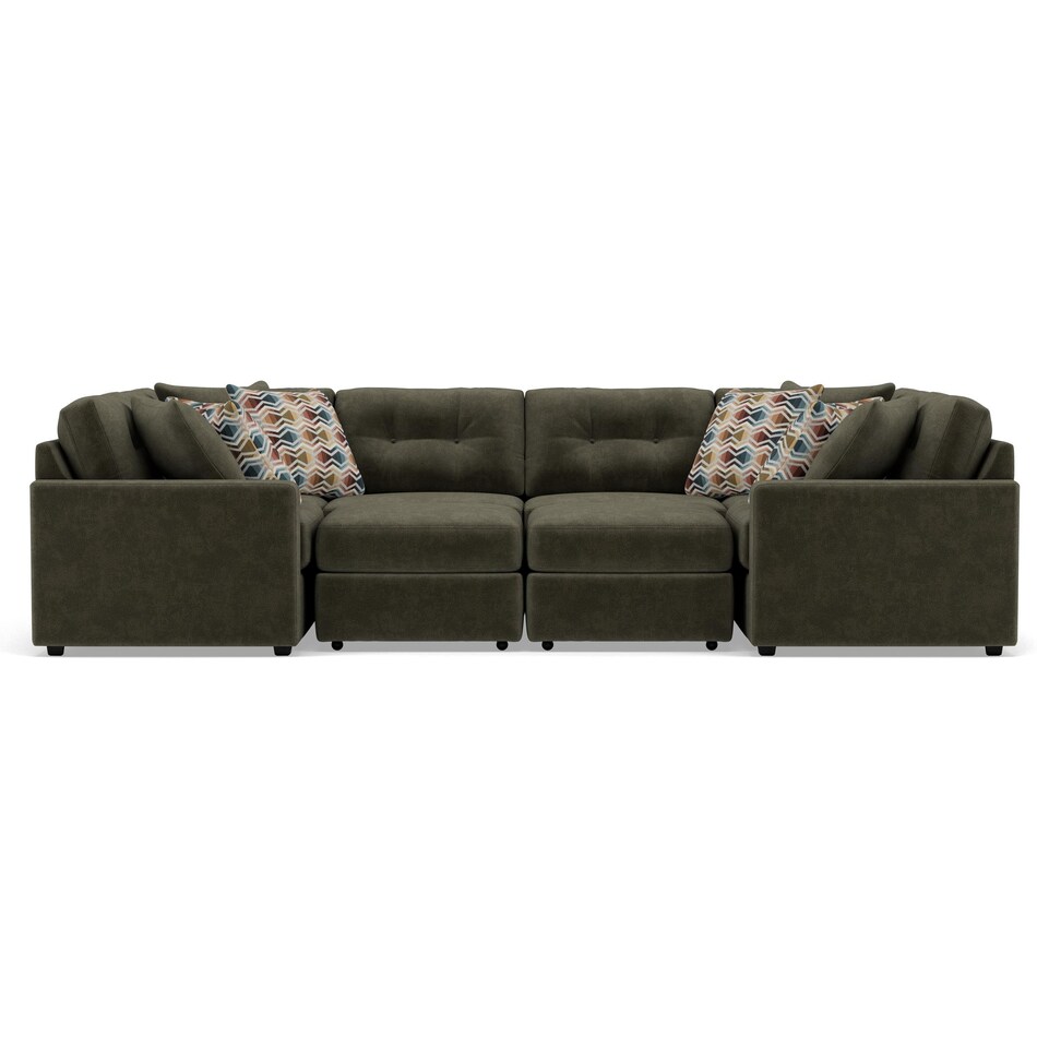 rchd green sta fab sectional pieces pkg  