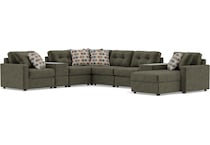 rchd green sta fab sectional pieces pkg  