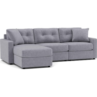 Drew & Jonathan Home Modular One 3-Pc. Wall Saver Power Reclining Chaise Sofa