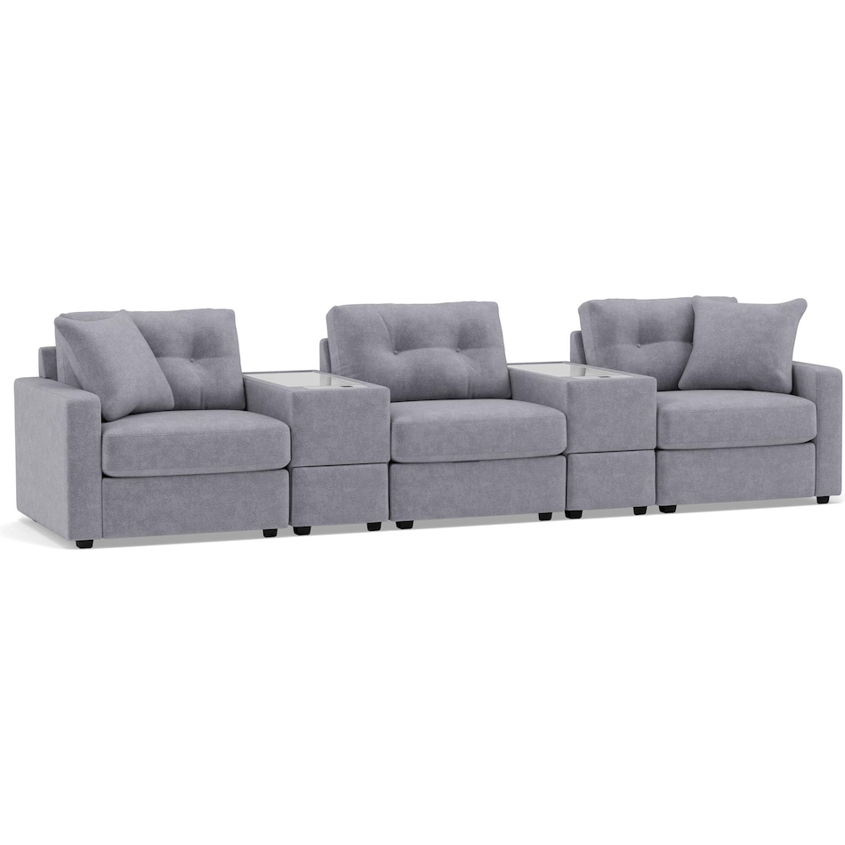 rchd grey mtn fab sectional pkg