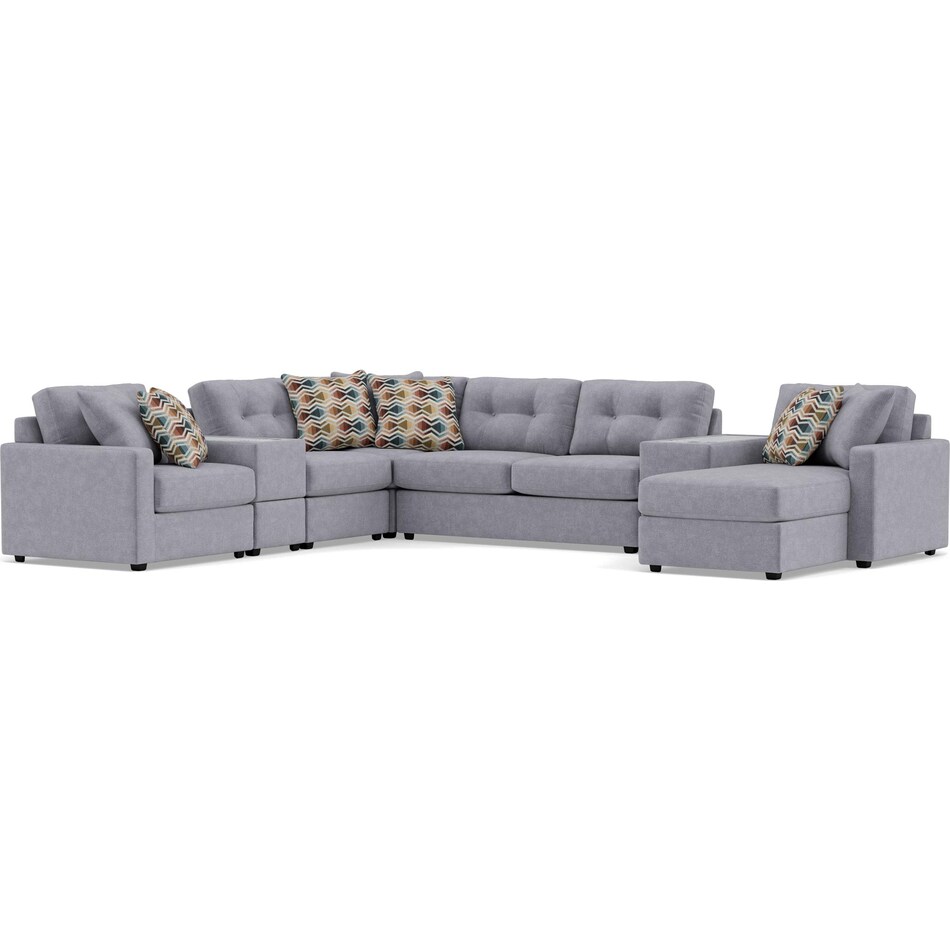 rchd grey sta fab sectional pieces pkg  