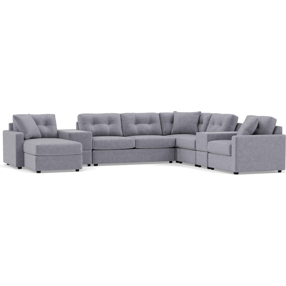 rchd grey sta fab sectional pieces pkg  