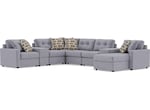 rchd grey sta fab sectional pieces pkg  