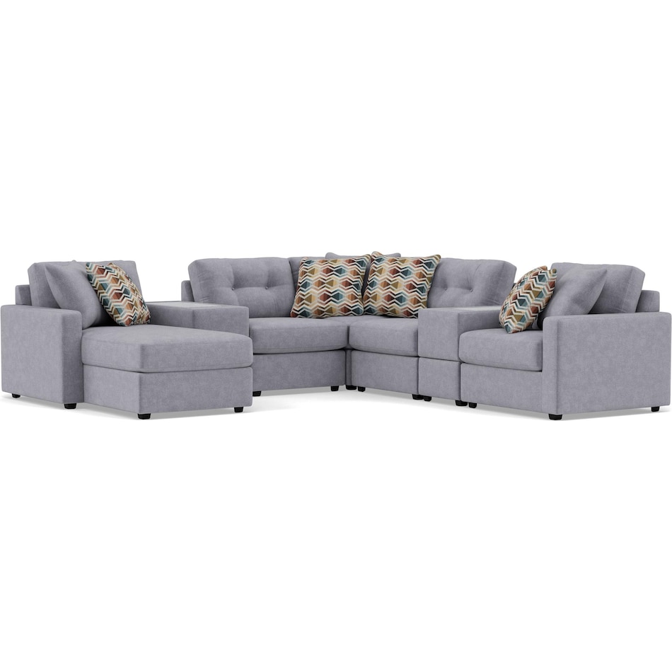 rchd grey sta fab sectional pieces pkg  