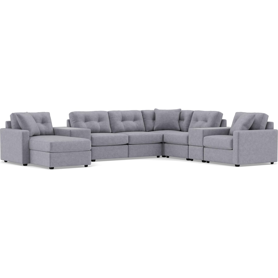 rchd grey sta fab sectional pieces pkg  