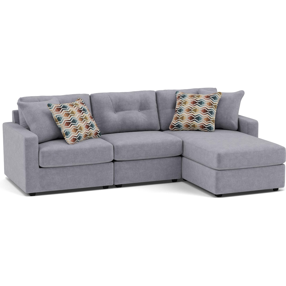 rchd grey sta fab sectional pieces pkg  