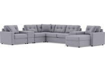 rchd grey sta fab sectional pieces pkg  