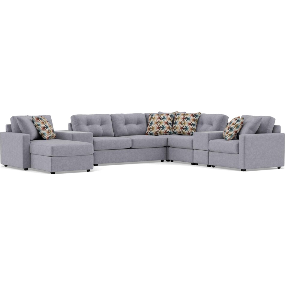 rchd grey sta fab sectional pieces pkg  