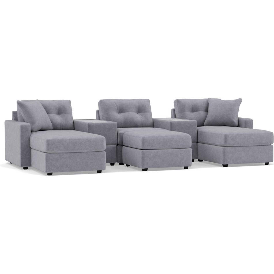 rchd grey sta fab sectional pieces pkg  