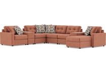 rchd orange sta fab sectional pieces pkg  