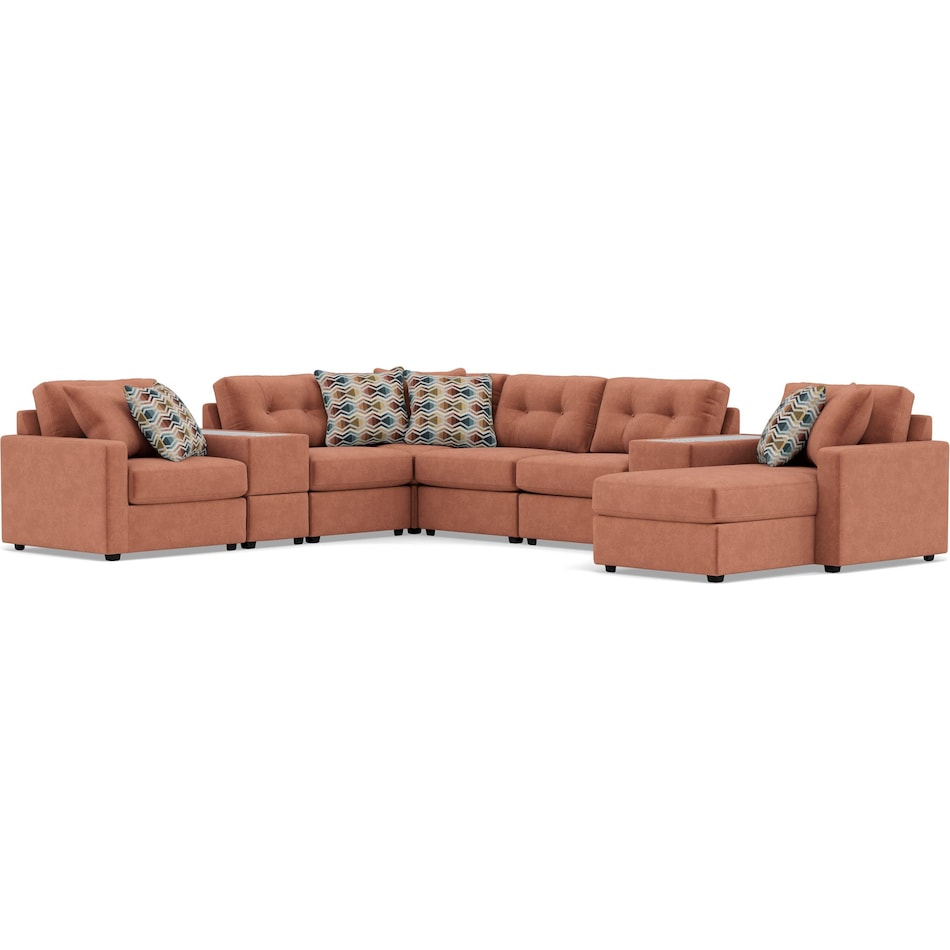 rchd orange sta fab sectional pieces pkg  