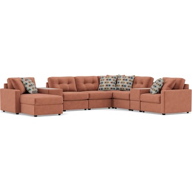 Modular One 10-Pc. Sectional With Two Media Consoles