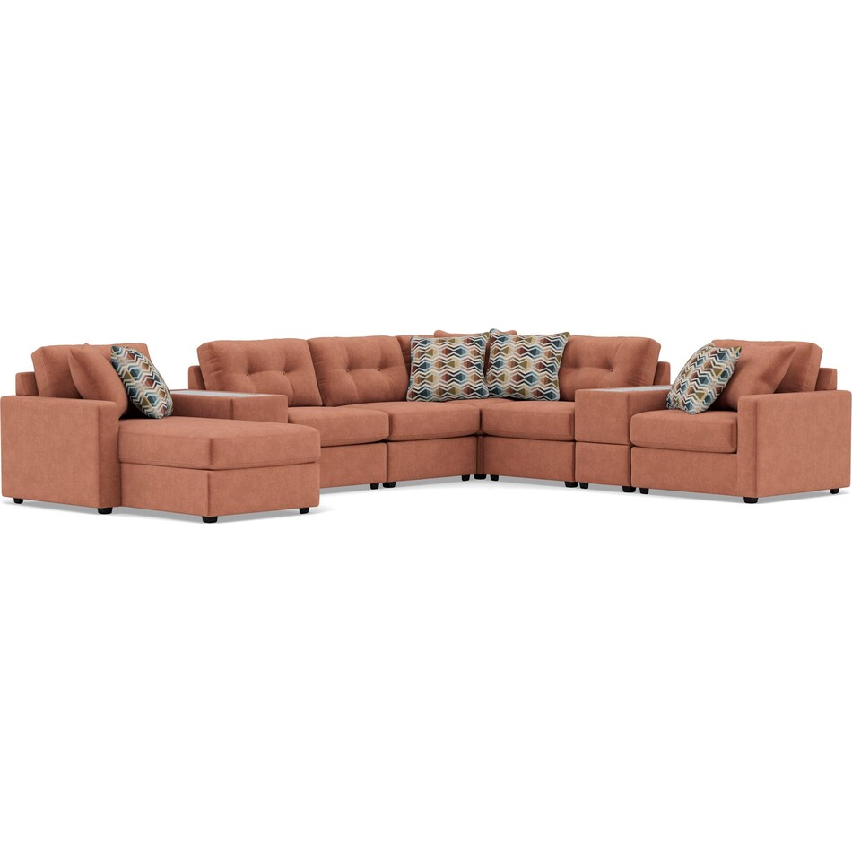 rchd orange sta fab sectional pieces pkg  