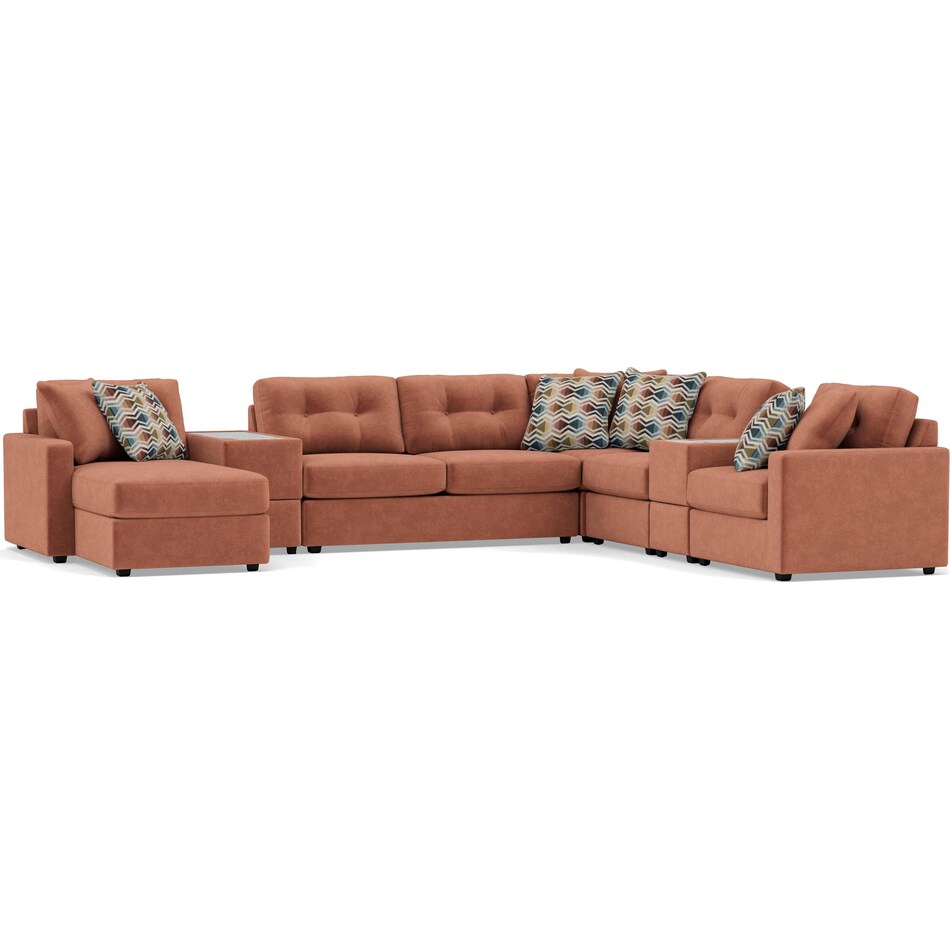 rchd orange sta fab sectional pieces pkg  