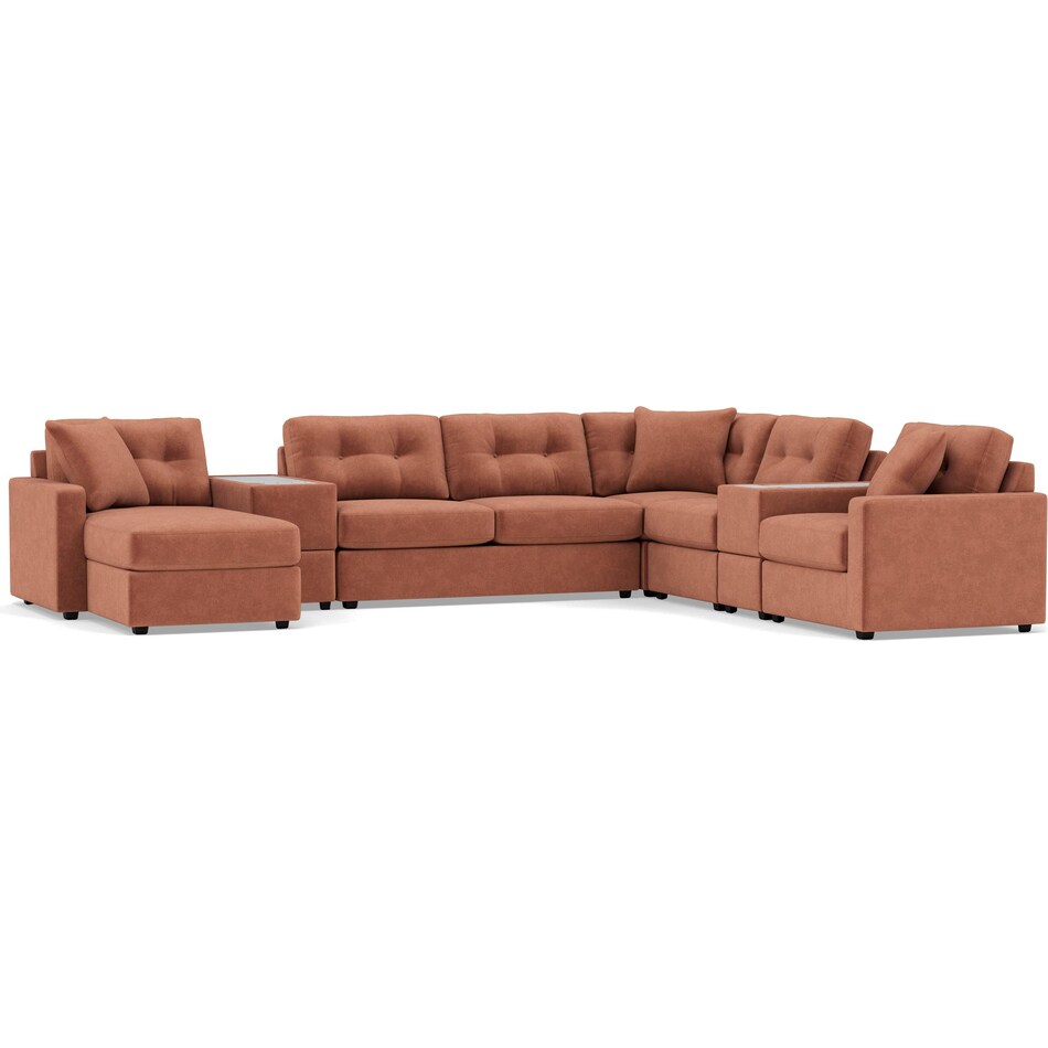 rchd orange sta fab sectional pieces pkg  