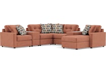 rchd orange sta fab sectional pieces pkg  