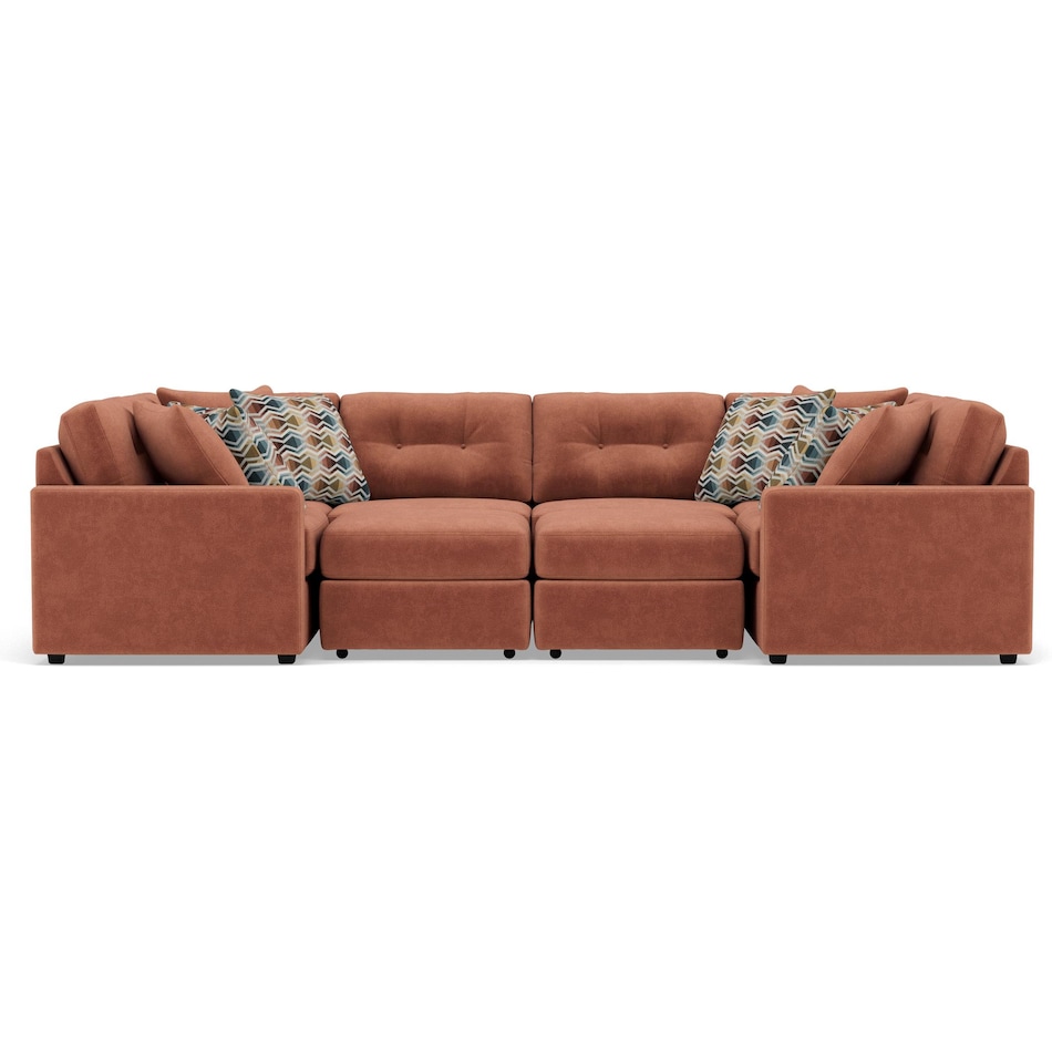 rchd orange sta fab sectional pieces pkg  