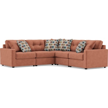 Modular One 7-Pc. Sectional in Cantaloupe