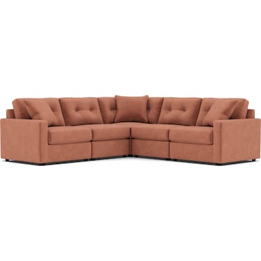 Modular One 5-Pc. Sectional in Cantaloupe