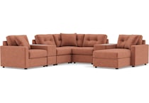 rchd orange sta fab sectional pieces pkg  