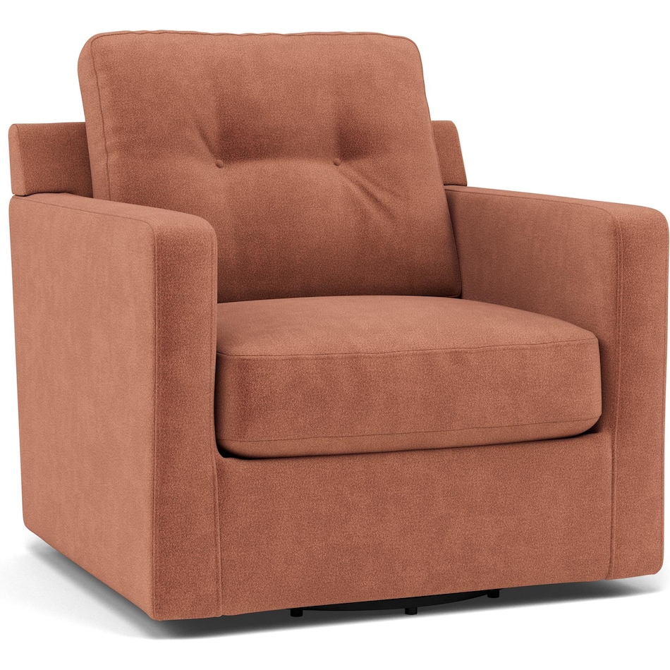 rchd orange swivel chair   