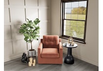 rchd orange swivel chair   