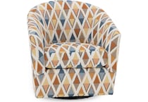 rchd orange swivel chair z  