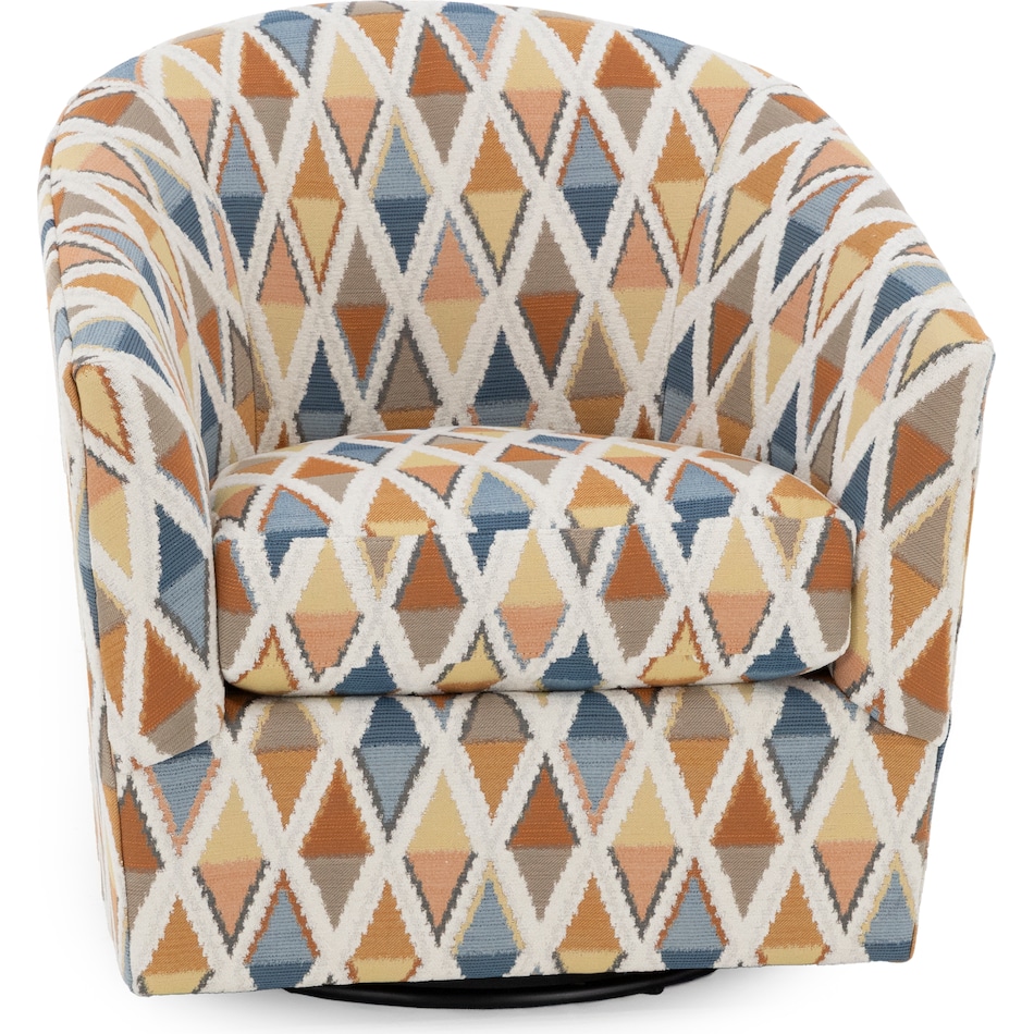 rchd orange swivel chair z  