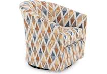 rchd orange swivel chair z  