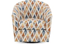 rchd orange swivel chair z  