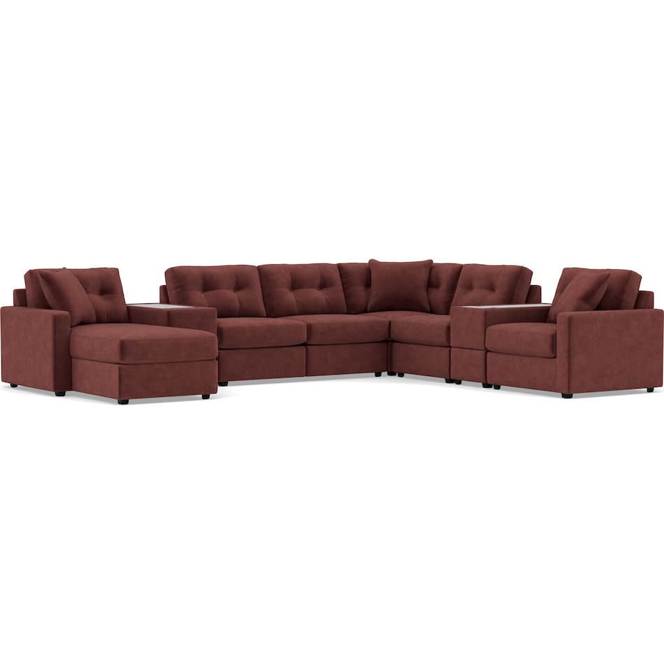rchd red sta fab sectional pieces pkg  