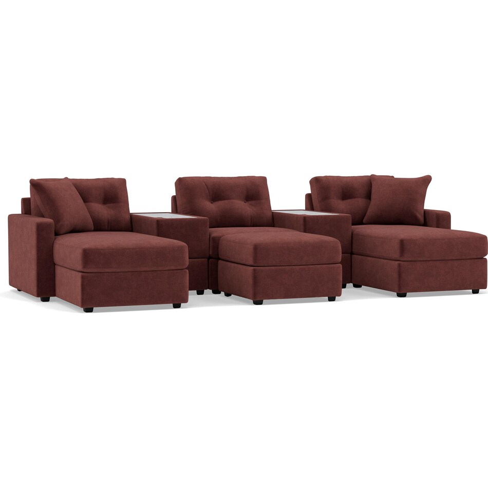 rchd red sta fab sectional pieces pkg  
